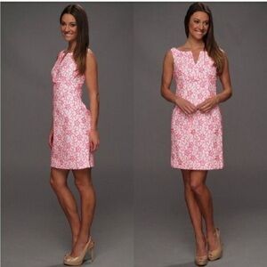 NWT Lilly Pulitzer Preppy Daena Dress, pink floral mesh, size 4